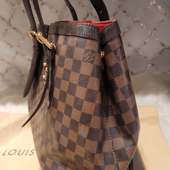 💥SOLD💥Louis Vuitton Damier Ebene Hampstead MM - Picture 5 of 15
